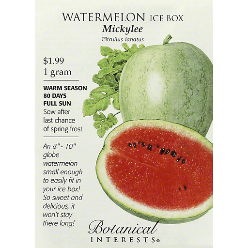 Watermelon Ice Box Mickylee information graphic Botanical Interests